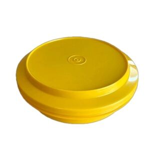 Tupperware Lidded Yellow Seal N Serve Bowl Container
